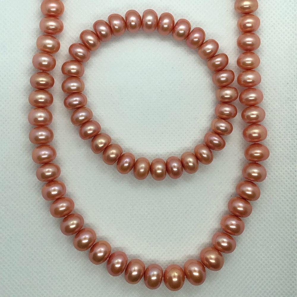 16 inch coral Honora pearl set